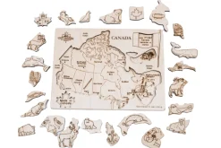 Wooden Map of Canada Puzzle