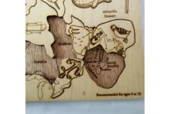 Wooden Map of Canada Puzzle