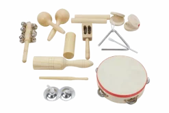 Wooden Musical Instruments Set - 11 pcs