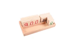 Wooden Number Cards with Box (1-9000) (Small and Large Available)