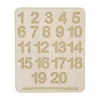 Wooden Number Tracing Board