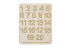 Wooden Number Tracing Board