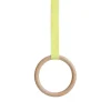 Wooden Ring on a Elasticized Ribbon
