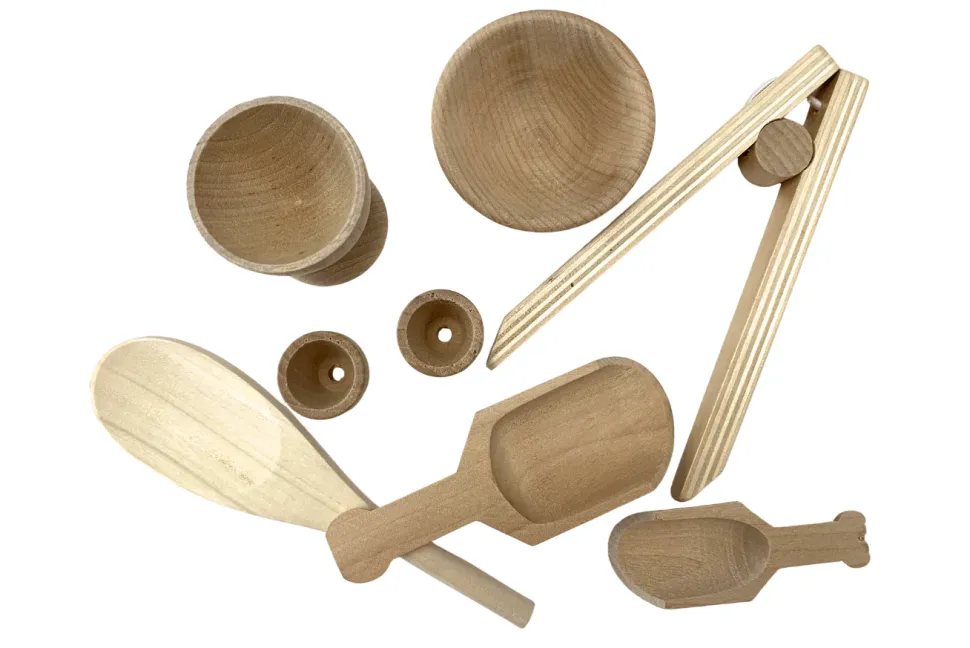 Wooden Sensory Bin Tool Kit